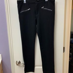 Straight Leg Black Pants